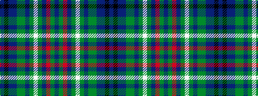idealised woven sample of pattern BGRBGWGBGGBBKB