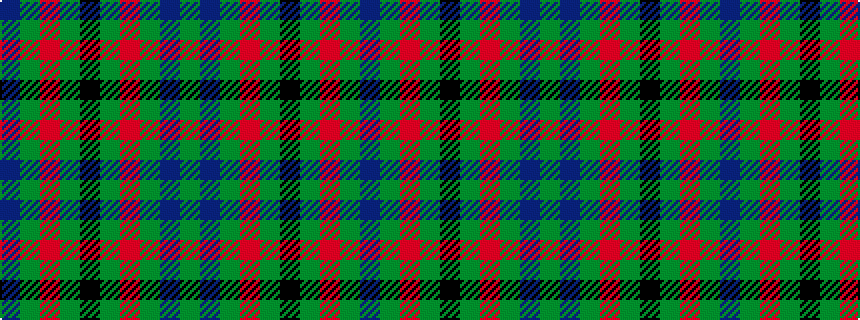 idealised woven sample of pattern BGRGKGRGBG
