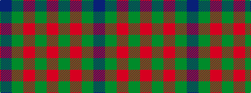 idealised woven sample of pattern BGRGR