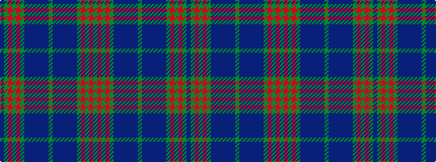 idealised woven sample of pattern BGRGRGBBBBBBGBBBBBBGRGRG