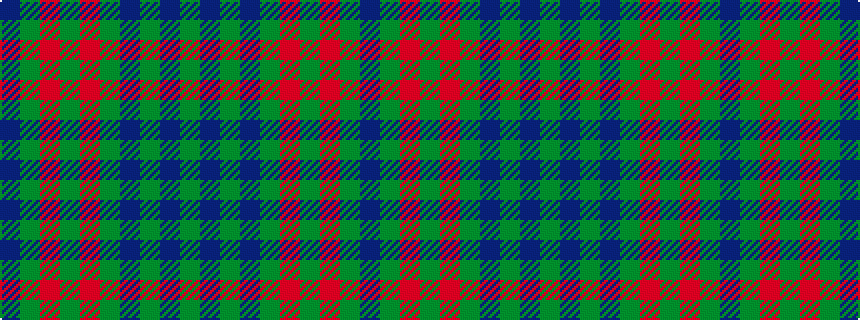 idealised woven sample of pattern BGRGRGBGBG