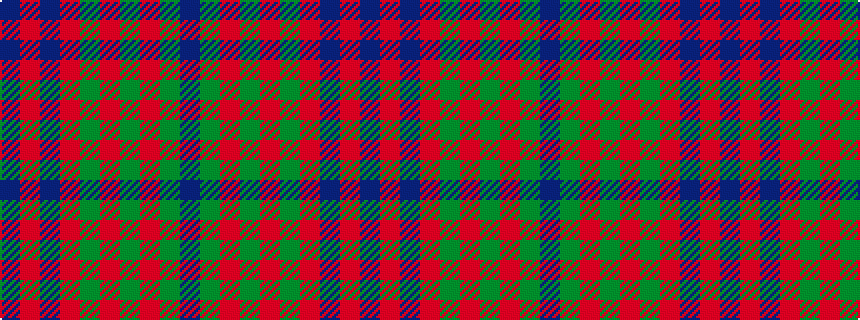 idealised woven sample of pattern BGRGRGRBRB