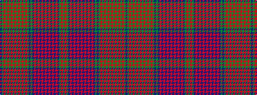 idealised woven sample of pattern BGRGRGRGRGRGRGRGBGBRBRBRBRBRBRBRBGRG
