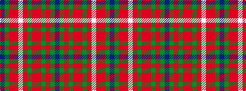 idealised woven sample of pattern BGRGRRGRWRRGB