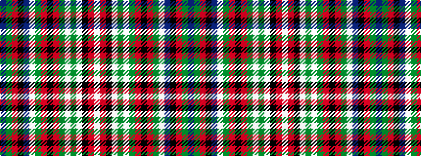 idealised woven sample of pattern BGRKBWGRKRGWGWKRW