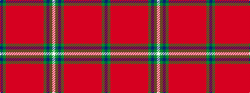idealised woven sample of pattern BGRRRRRRRRRRRRRGBGW