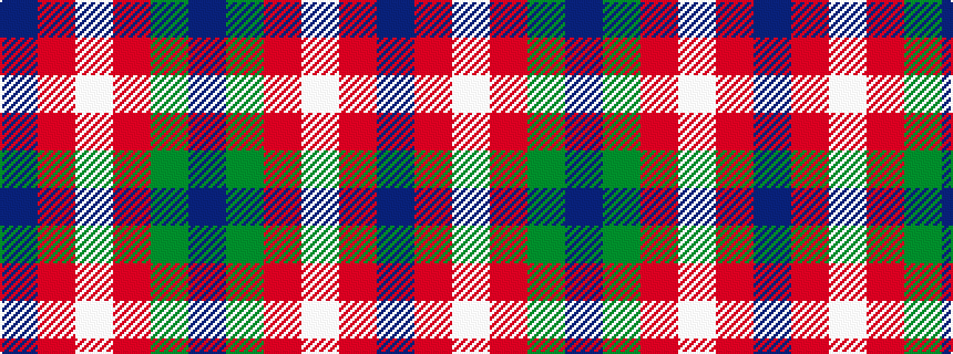 idealised woven sample of pattern BGRWRB