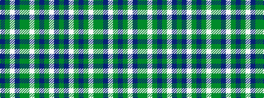 idealised woven sample of pattern BGWBGGWGBGWBG