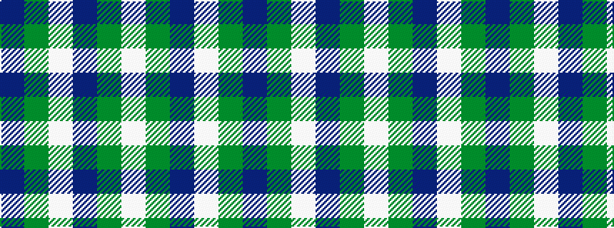 idealised woven sample of pattern BGWBGW