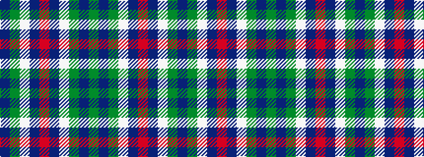 idealised woven sample of pattern BGWBRBWGBG