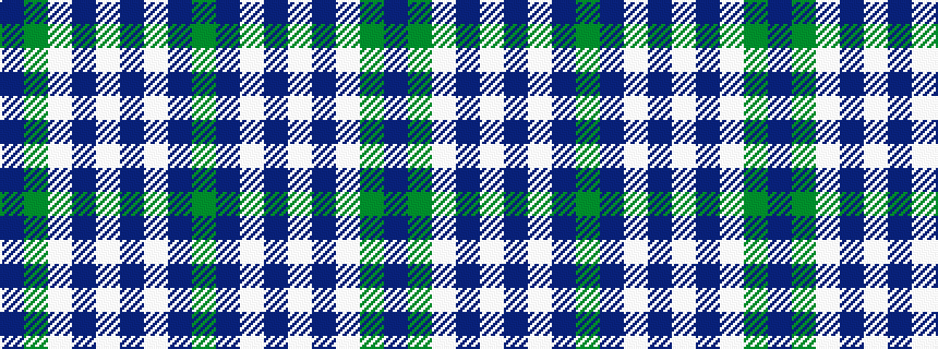 idealised woven sample of pattern BGWBWBWBG