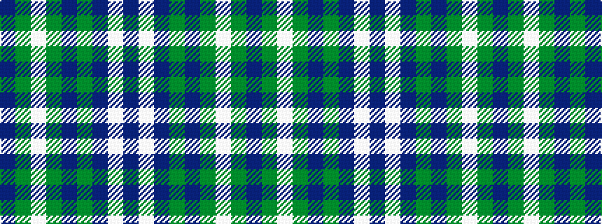 idealised woven sample of pattern BGWGBGBWB