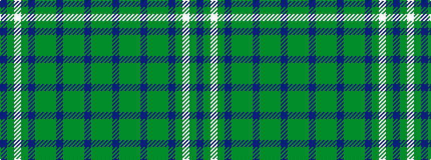 idealised woven sample of pattern BGWGBGGGBGGGBGG