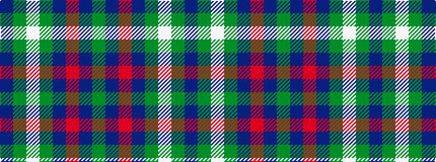 idealised woven sample of pattern BGWGBRBG