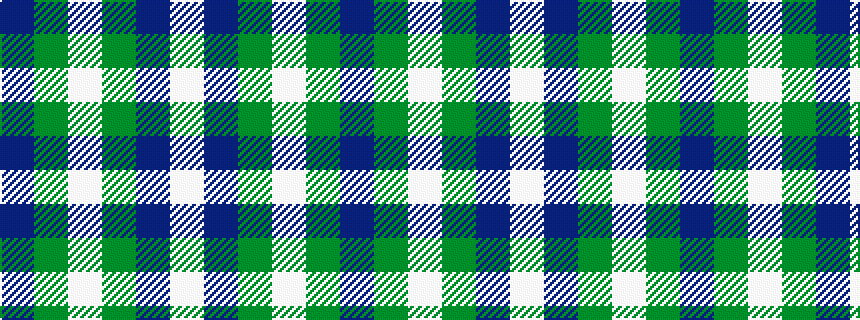 idealised woven sample of pattern BGWGBW