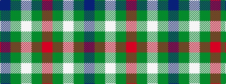 idealised woven sample of pattern BGWGR