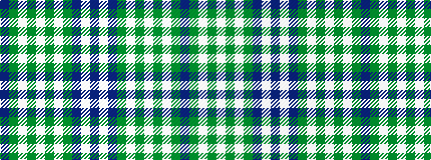 idealised woven sample of pattern BGWGWGWGBWB