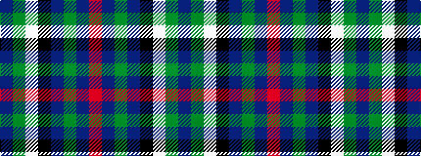 idealised woven sample of pattern BGWKBGBR