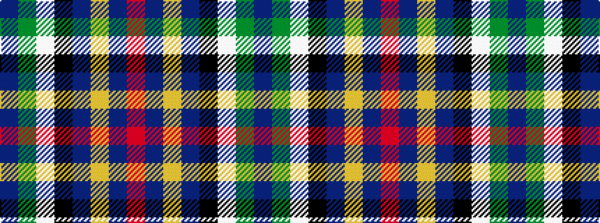 idealised woven sample of pattern BGWKBYBR