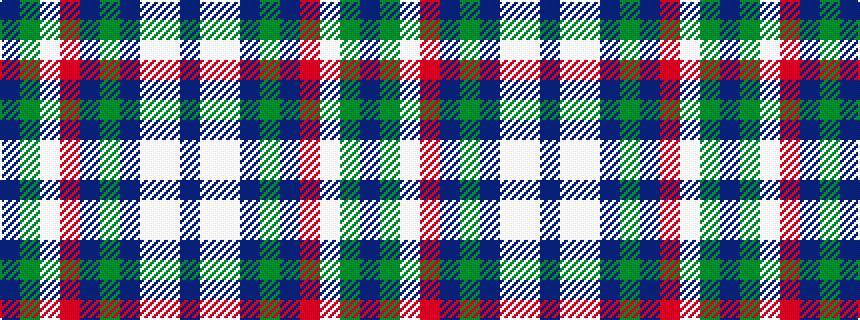 idealised woven sample of pattern BGWRBGBWWB