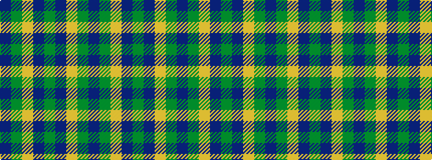 idealised woven sample of pattern BGYBGBYGB