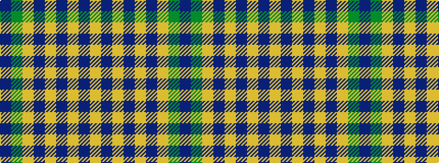 idealised woven sample of pattern BGYBYBYBY
