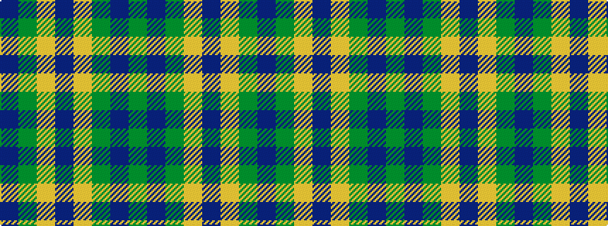 idealised woven sample of pattern BGYBYGBG
