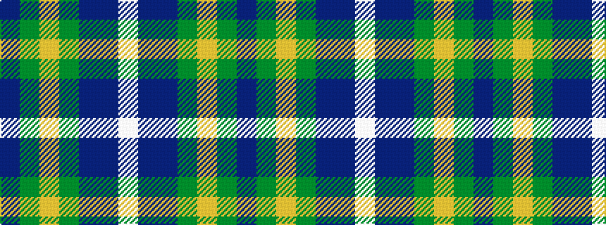 idealised woven sample of pattern BGYGBBW