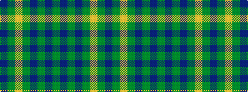 idealised woven sample of pattern BGYGBGBG