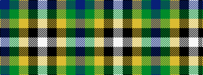 idealised woven sample of pattern BGYKW