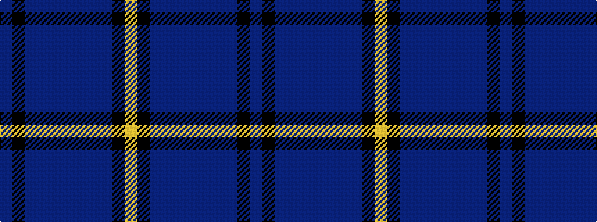 idealised woven sample of pattern BKBBBBBBBKY