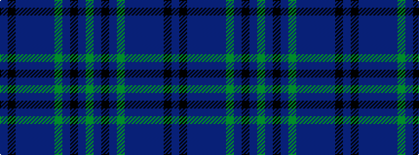 idealised woven sample of pattern BKBBBBBGBKBG