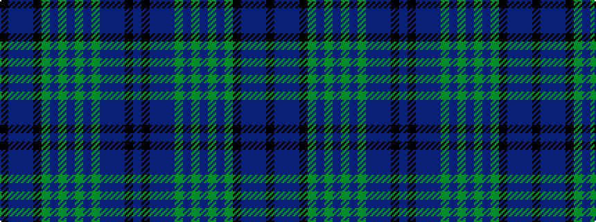idealised woven sample of pattern BKBBBGBGBGBGKBBBK