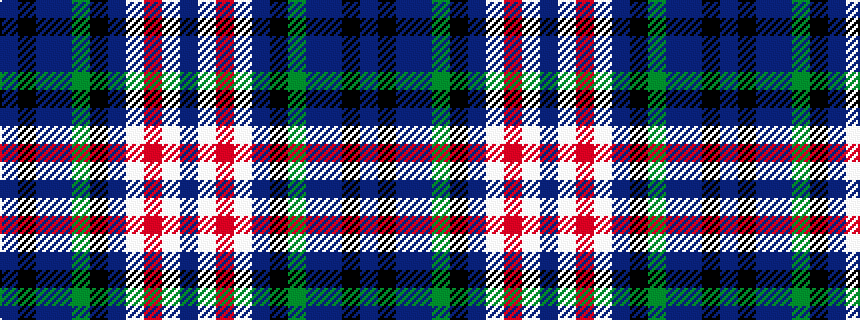 idealised woven sample of pattern BKBBGKBWRWB