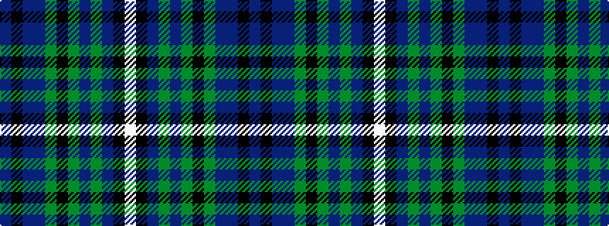 idealised woven sample of pattern BKBBGKGBGBKW