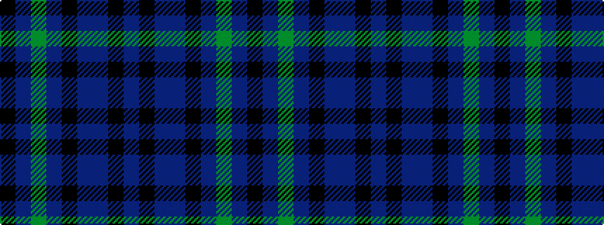 idealised woven sample of pattern BKBBKBGBK