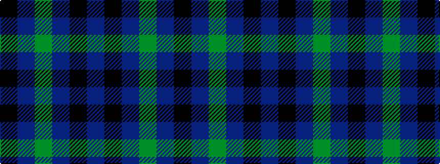 idealised woven sample of pattern BKBGBK