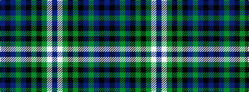 idealised woven sample of pattern BKBGBKGKGWB