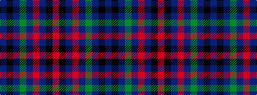 idealised woven sample of pattern BKBGBRBKR