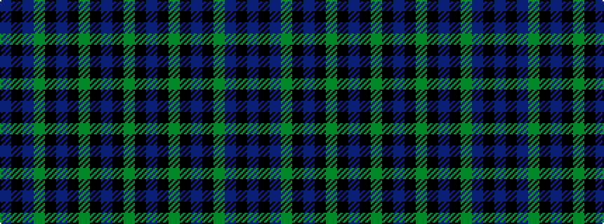 idealised woven sample of pattern BKBGKBKGKBKG