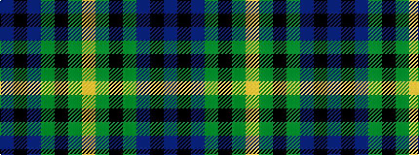 idealised woven sample of pattern BKBGKGY