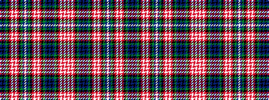 idealised woven sample of pattern BKBGKRWRWRKGBWBGKRWRWRKGBKBKBGKRWRWR