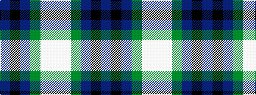 idealised woven sample of pattern BKBGWW