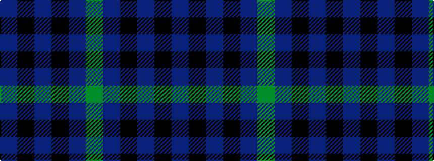 idealised woven sample of pattern BKBKBG