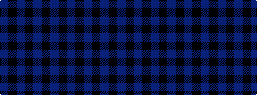 idealised woven sample of pattern BKBKBKB