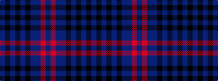 idealised woven sample of pattern BKBKBKBBRB