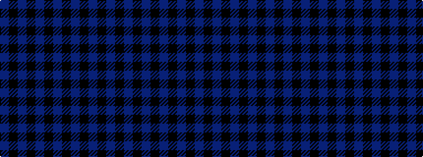 idealised woven sample of pattern BKBKBKBKBKB