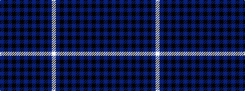 idealised woven sample of pattern BKBKBKBKBKBKBW