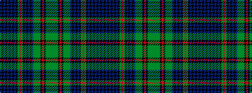 idealised woven sample of pattern BKBKBKBKBKGRGKBKBKBGGGGKRKGGGG