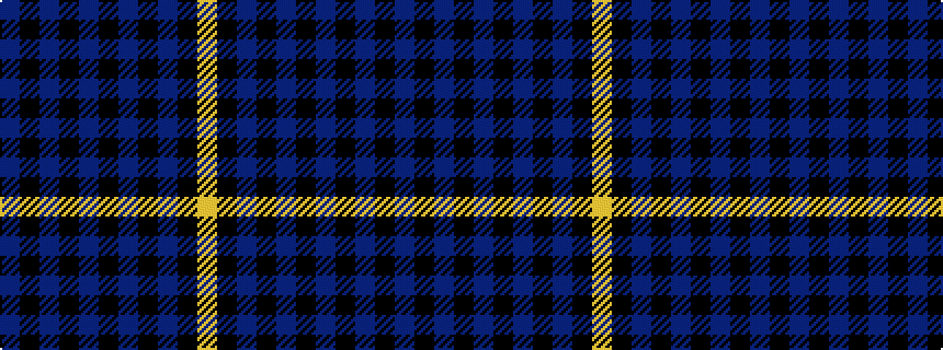 idealised woven sample of pattern BKBKBKBKBKY